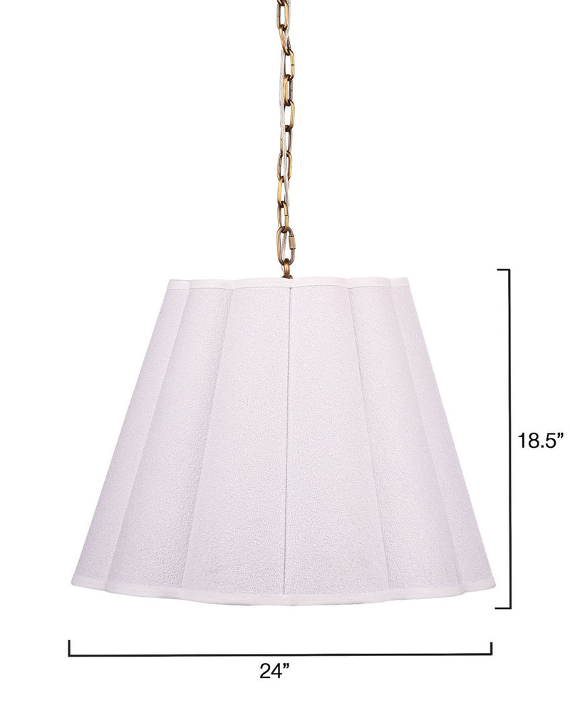 Scalloped Pendant