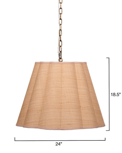 Scalloped Pendant