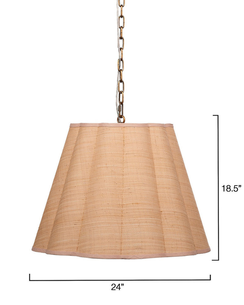 Scalloped Pendant