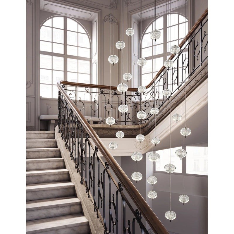 Lodes - 30 Light Jefferson Mini - Cluster Composition - 1 x R04L36 1000MU, 30 x 16821 4227U | Cleveland Lighting