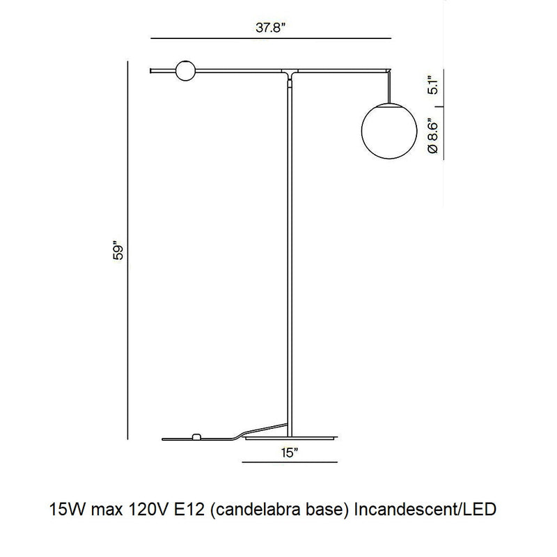 Malamata Adjustable Floor Lamp