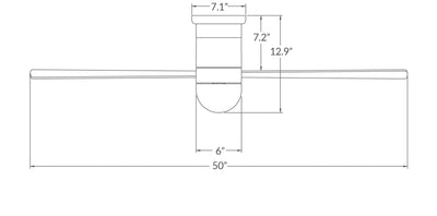Cirrus Flush DC Ceiling Fan