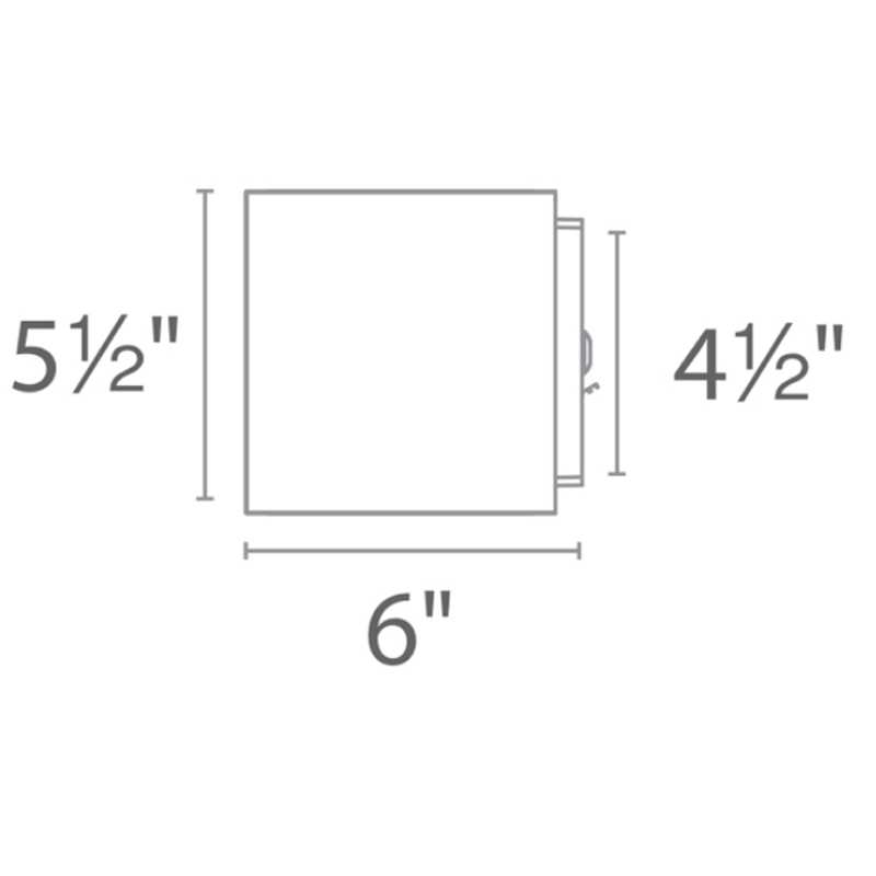 Bloc Outdoor Up or Down Wall Sconce