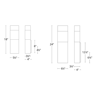 Flue Color Select Outdoor Wall Light
