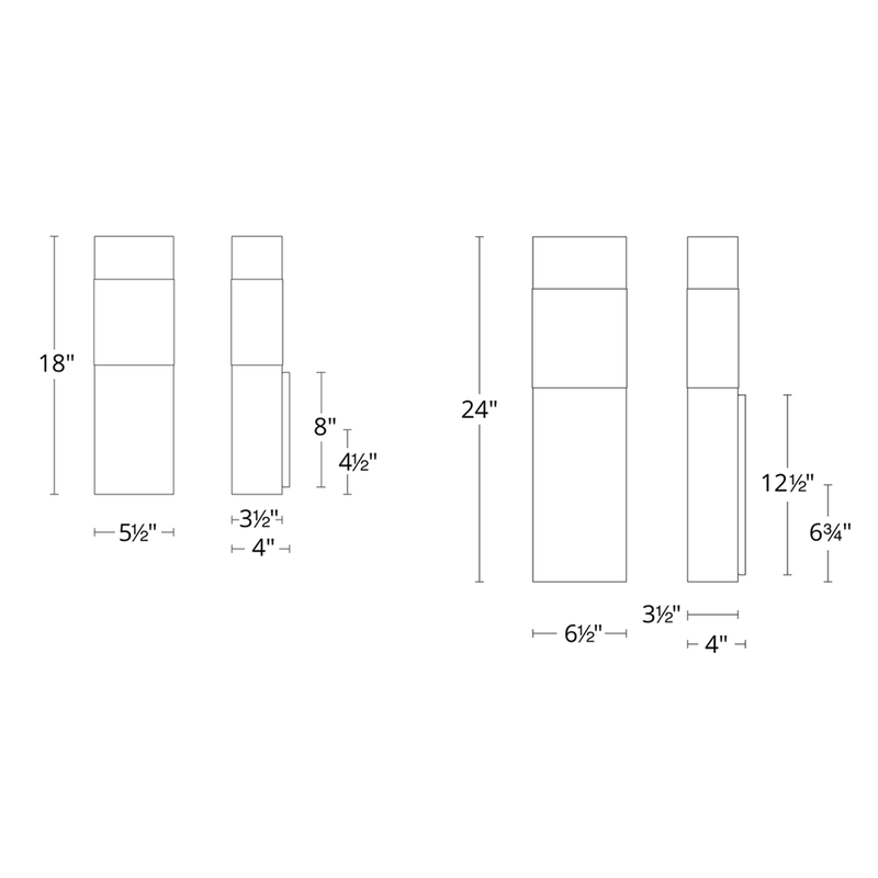 Flue Color Select Outdoor Wall Light