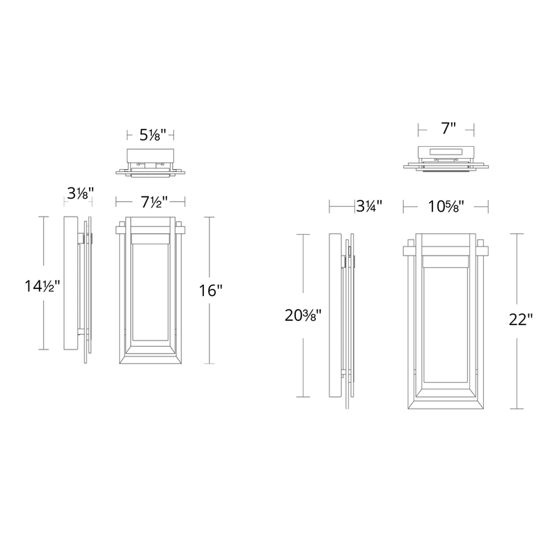 Haze Outdoor Wall Sconce