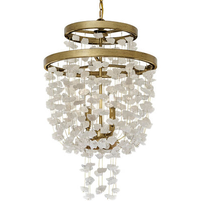 Metropolitan - N6893-898 - Four Light Pendant/Semi Flush - Stonybrook - Harvest Gold (Painted)