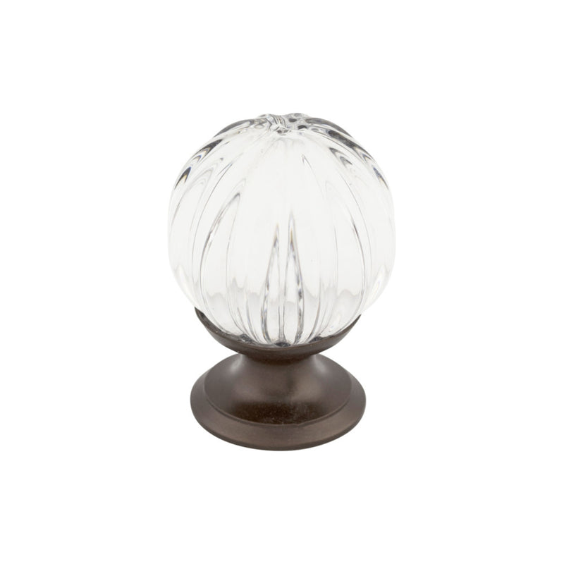 Clear Melon Crystal Knob
