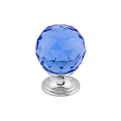 Blue Crystal Knob