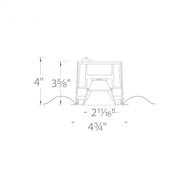 Ocularc 3IN Square Warm Dim Downlight Trim