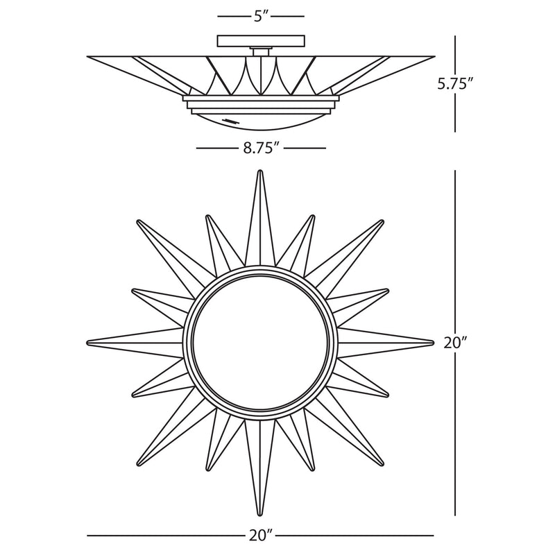 Cosmos Ceiling Light Fixture