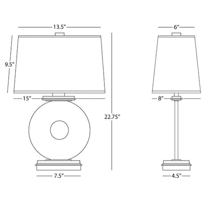 Tic-Tac-Toe Table Lamp