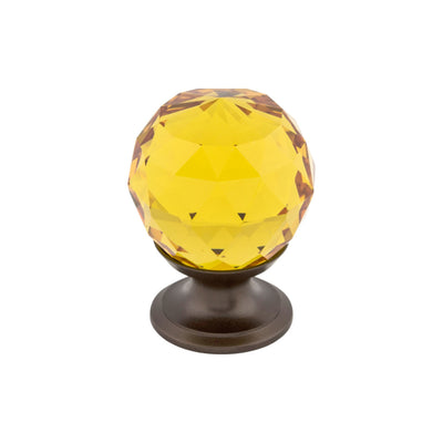 Amber Crystal Knob