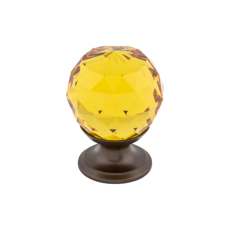 Amber Crystal Knob