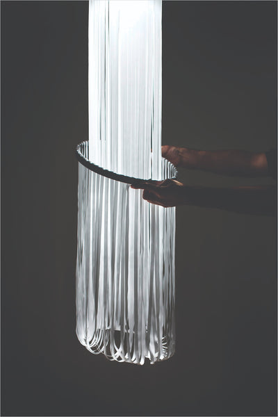 Solis Chandlier with Mixed Long Pendants