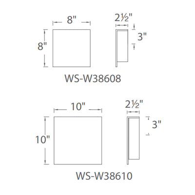 Square Outdoor Wall Sconce