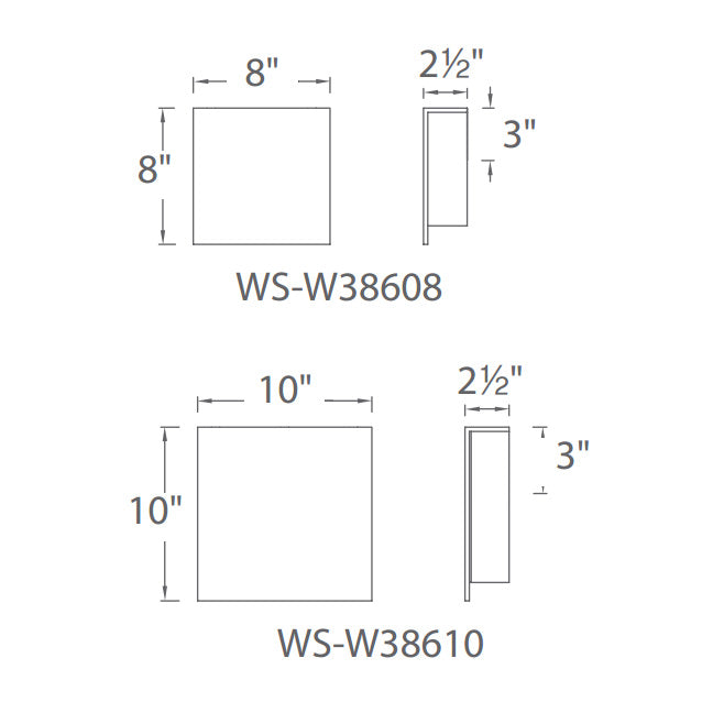 Square Outdoor Wall Sconce