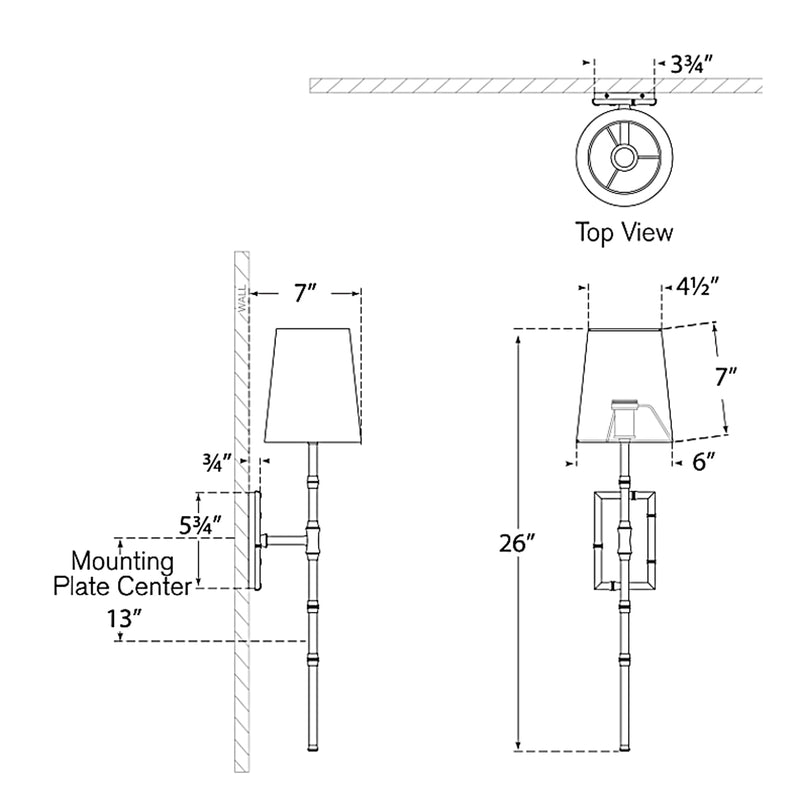Grenol Tail Wall Sconce