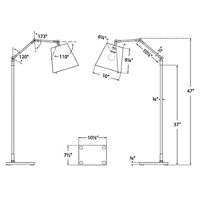 The Graves Articulating Floor Lamp