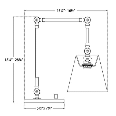 The Graves Pivoting Table Lamp