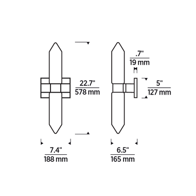 Langston Bathroom Vanity Light 277V