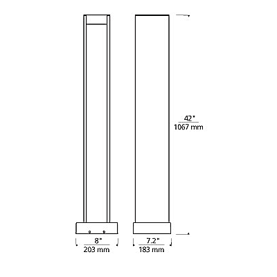 Syntra Outdoor Bollard Light