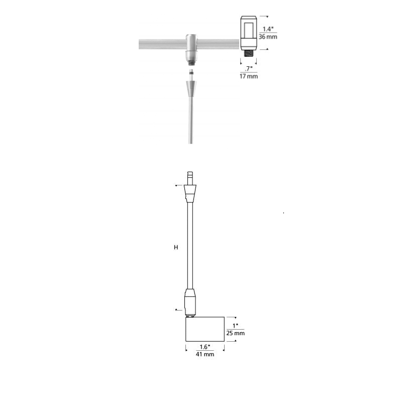 Bolt Monorail 1-Circuit Head