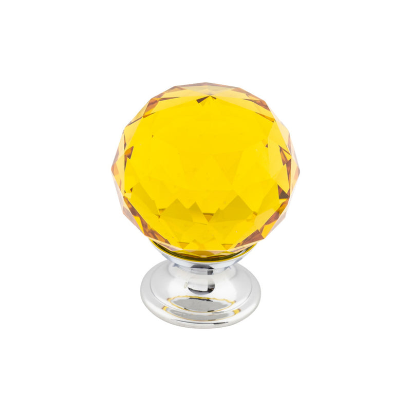 Amber Crystal Knob