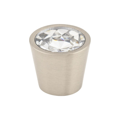 Clear Crystal Center Knob