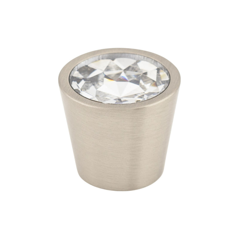Clear Crystal Center Knob