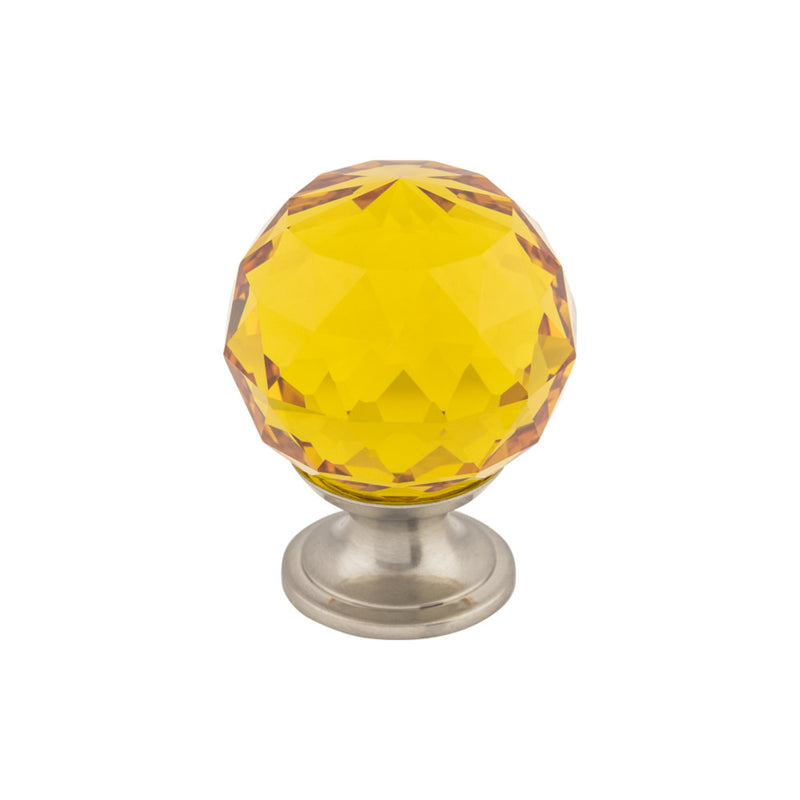 Amber Crystal Knob