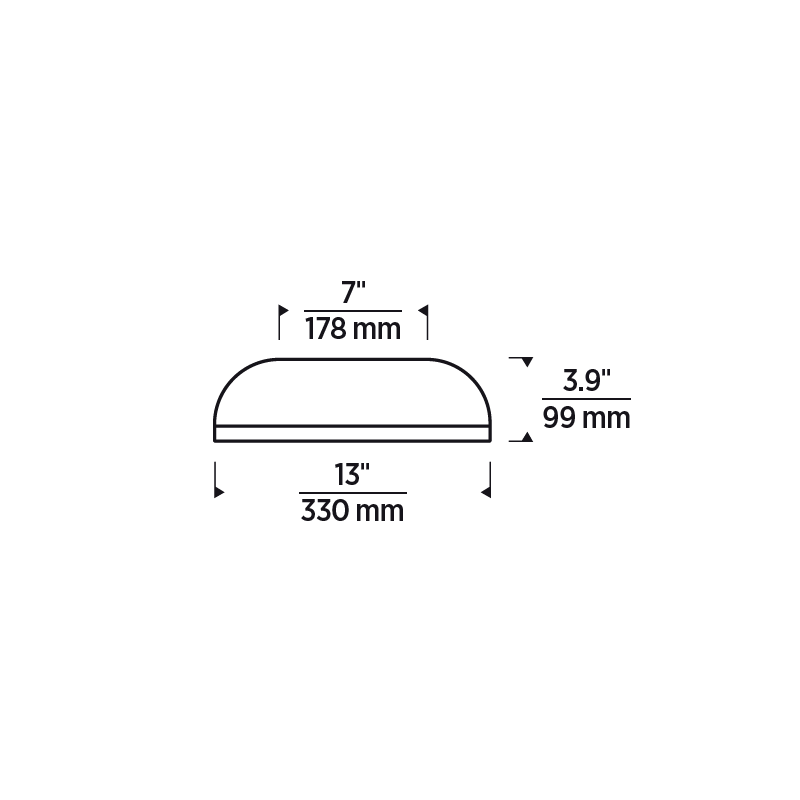 Kosa 13 Inch Ceiling Light