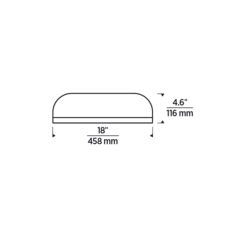 Kosa 18 Inch Ceiling Light
