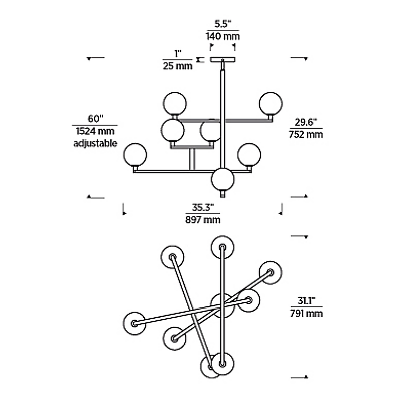 Gambit Chandelier