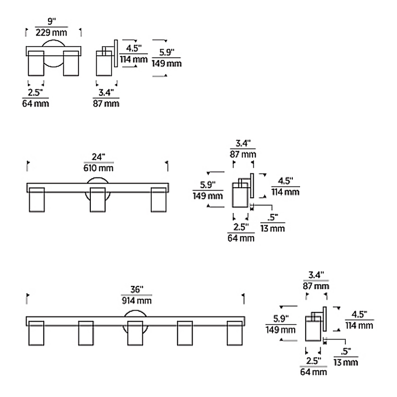 Esfera Bathroom Vanity Light