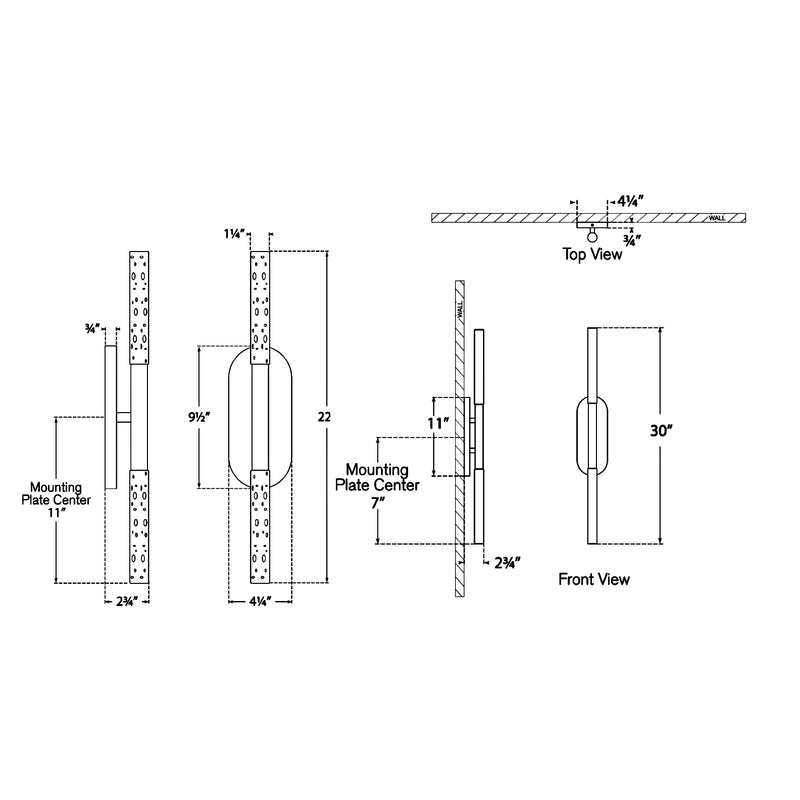 Rousseau Dual Tube Bathroom Vanity Light