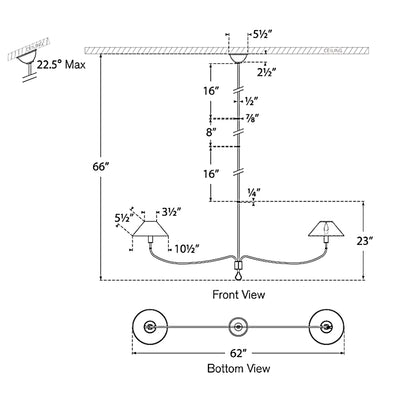 Griffin Linear Chandelier