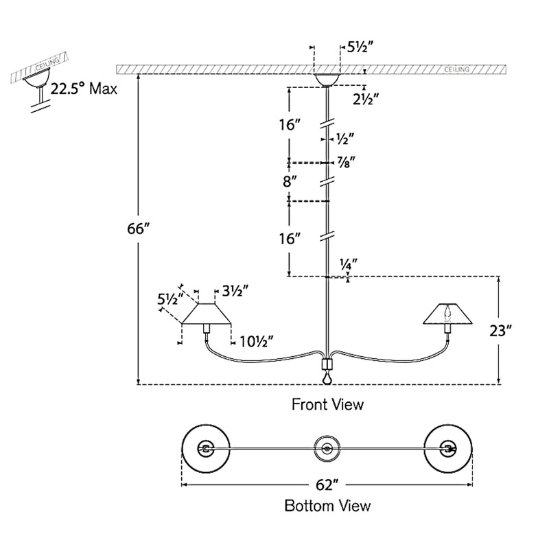 Griffin Linear Chandelier
