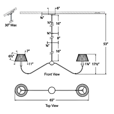 Ingela Linear Chandelier
