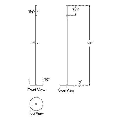 Rousseau Tube Floor Lamp