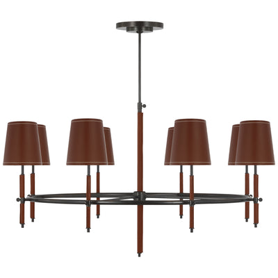 Bryant Leather Ring Chandelier