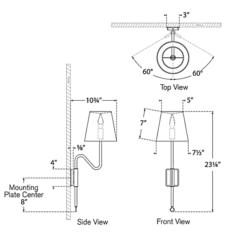Griffin Articulating Wall Sconce