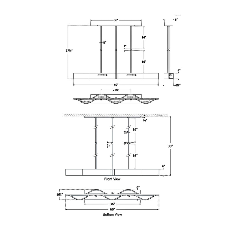 Avant Linear Pendant