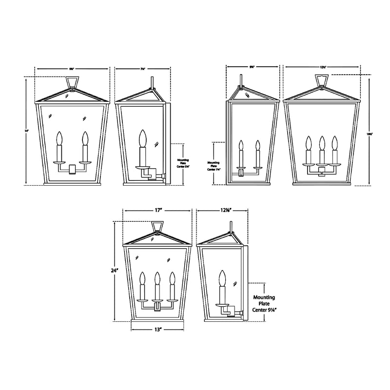 Darlana Solid Outdoor Wall Light