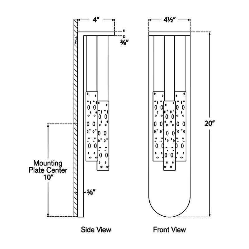 Rousseau Multi Drop Wall Sconce