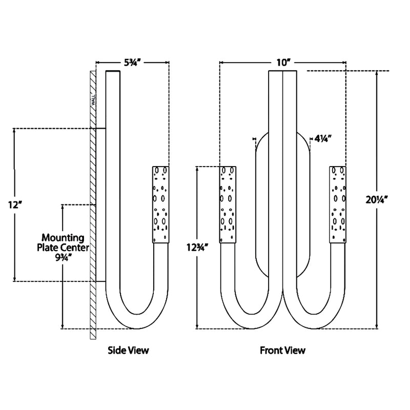 Rousseau Double Wall Sconce