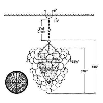 Talia Entry Chandelier