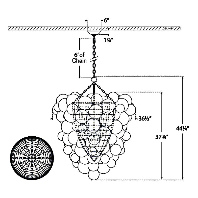 Talia Entry Chandelier
