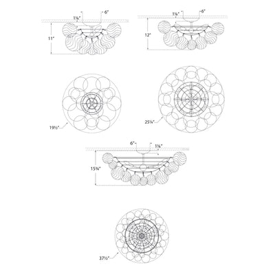 Talia Ceiling Flush Light