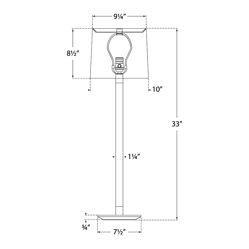 Riga Buffet Table Lamp